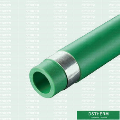 100% nguyên chất nhựa PPR nhựa tổng hợp đáng tin cậy Ống Stabi cho hệ thống ống nước nhà ở Tiêu chuẩn DIN8077 / 8078