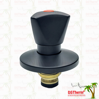 Ba góc tay cầm ngăn Valve phần trên Brass Cartridge Black Plated Valve Concealed Valve Cartridge Global Valve Cartridge