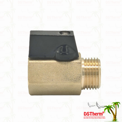Đồng nữ và nam mini van quả bóng cho hệ thống ống nước 1/2 '' chống ăn mòn