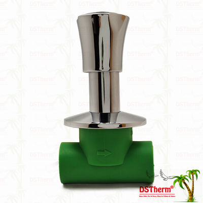 Van chặn PPR PN25 20-40mm mạ Chrome tay cầm chống trượt