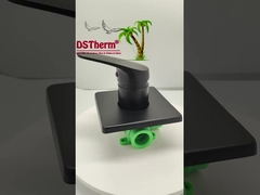 Ba chiều bảng hình vuông Ppr Mixer phủ màu đen van tắm van trộn