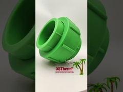 Đầu nối nhựa xanh PP cho hệ thống đường ống, có thể tùy chỉnh khả năng kháng hóa chất