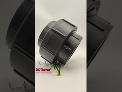 Khớp nối nhựa đen Ppr cho hệ thống đường ống, có thể tùy chỉnh, độ bền cao, kháng hóa chất