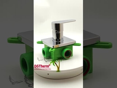 3 Ways Ppr Chrome Plated Mixer Shower Valve With Square Panel 20 25mm 2 trong 1 Out