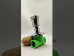 Ppr Ventil dừng mạ Chrome với tay cầm chống trượt cho đường ống 20-40mm Kích thước tùy chỉnh