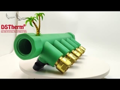 PPR đồng Đỏ 5 Ways Manifolds Logo và màu sắc tùy chỉnh 20mm