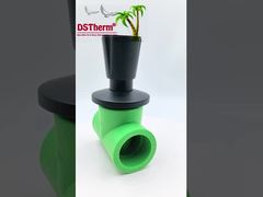 Ppr Black Plated Stop Valve Brass Valve Core Electrophoretic Black Coating Kích thước tùy chỉnh