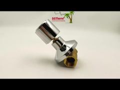 Xem lý do chọn Van chặn bằng đồng mạ Chrome Van toàn cầu Kiểu Nam Mỹ B 1/2"-1"