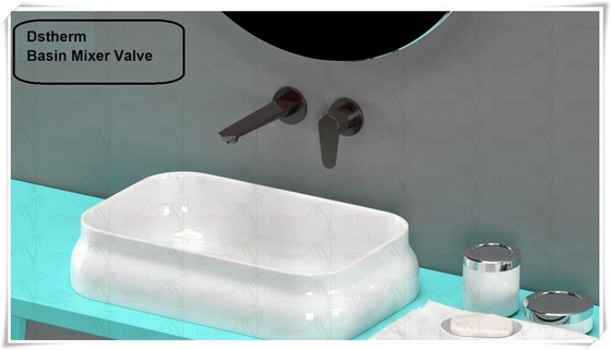 PPR Basin Valve Cụm máy trộn lạnh nước nóng vòi nước màu đen Ppr Brass vòi