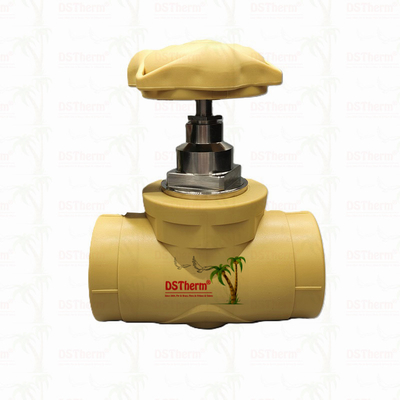 7mm Độ dày máy giặt PPR van cổng Dòng chảy nặng Dễ lắp đặt bền chống gỉ