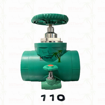 7mm Độ dày máy giặt PPR van cổng Dòng chảy nặng Dễ lắp đặt bền chống gỉ