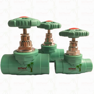 7mm Độ dày máy giặt PPR van cổng Dòng chảy nặng Dễ lắp đặt bền chống gỉ