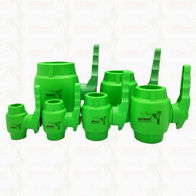 PPR van bóng nhựa với tay cầm lắc và bàn đeo bóng đồng ergonomic lắc 20-63mm