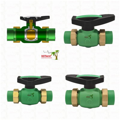 PPR Union Ball Valve Full Bore Ppr Double Union Ball Valve Khả năng lắp đặt