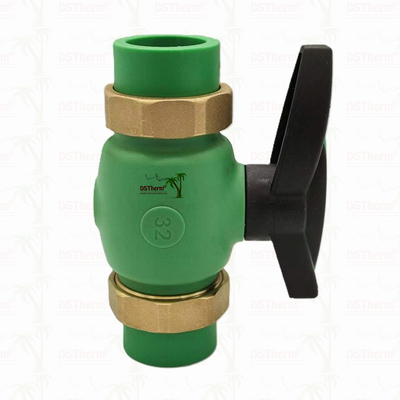 PPR Union Ball Valve Full Bore Ppr Double Union Ball Valve Khả năng lắp đặt