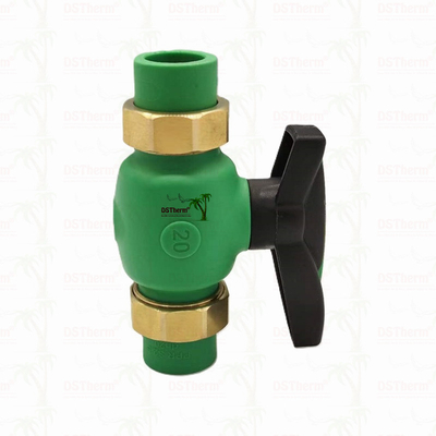 PPR Union Ball Valve Full Bore Ppr Double Union Ball Valve Khả năng lắp đặt