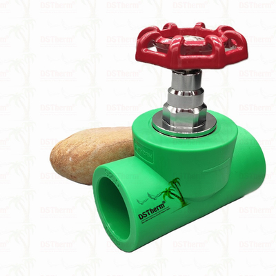 PPR Heavy Duty Stop Valve Globe Valve Điều chỉnh dòng chảy Điều trị lạnh Thử nghiệm ghế 20-110mm