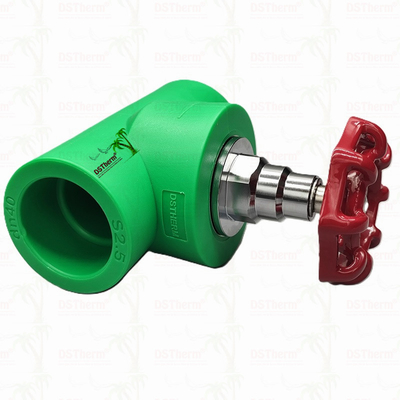 PPR Heavy Duty Stop Valve Globe Valve Điều chỉnh dòng chảy Điều trị lạnh Thử nghiệm ghế 20-110mm