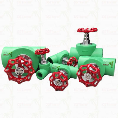 Van chặn PPR và van cầu PPR với xử lý đông lạnh, kiểm tra độ kín yên và điều chỉnh lưu lượng