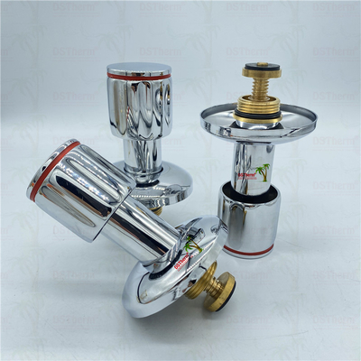 Ppr Chrome bọc van dừng với tay cầm chống trượt Bảo trì thấp 20-32mm Kích thước tùy chỉnh