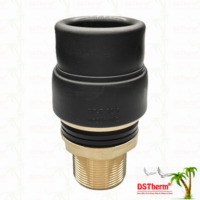 PPR Tank Transit Coupler PPR Water Tank Fittings An toàn về môi trường và hiệu quả về chi phí