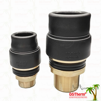 PPR Tank Transit Coupler PPR Water Tank Fittings An toàn về môi trường và hiệu quả về chi phí
