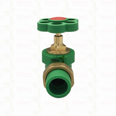 PPR Double Union Ball Valve Exposed Installation Kháng ăn mòn Kích thước tùy chỉnh