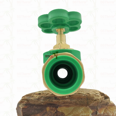 PPR Double Union Ball Valve Exposed Installation Kháng ăn mòn Kích thước tùy chỉnh