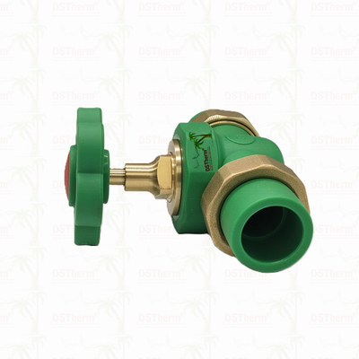 PPR Double Union Ball Valve Exposed Installation Kháng ăn mòn Kích thước tùy chỉnh