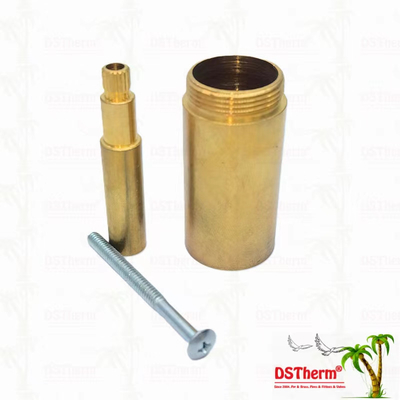 Đồng / mạ Chrome Valve Stem Extension Sleeve 1/2 " - 1" Kích thước tùy chỉnh