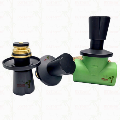 Ppr Black Plated Stop Valve Brass Valve Core Electrophoretic Black Coating Kích thước tùy chỉnh