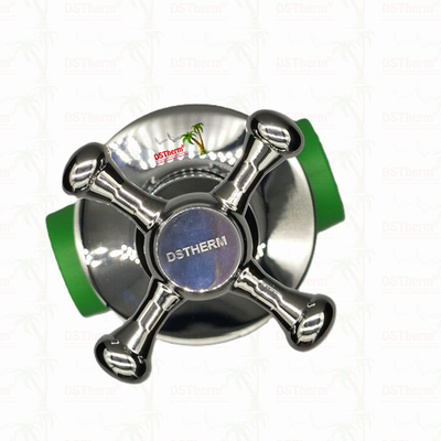 PPR Chrome bọc van bóng sang trọng với tay cầm chéo đồng lõi đồng hộp mực