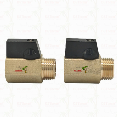 Đồng nữ và nam mini van quả bóng cho hệ thống ống nước 1/2 '' chống ăn mòn
