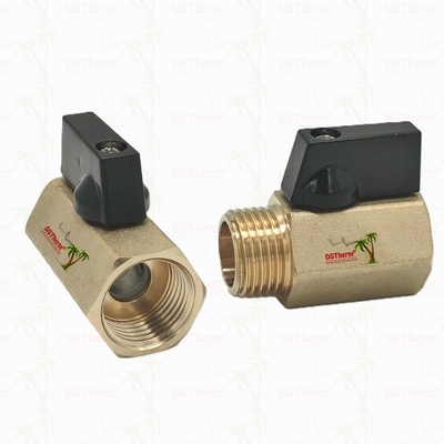 Đồng nữ và nam mini van quả bóng cho hệ thống ống nước 1/2 '' chống ăn mòn