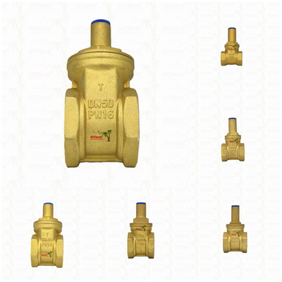 Ventil cổng khóa bằng đồng cho hệ thống ống nước Kháng ăn mòn Kích thước tùy chỉnh