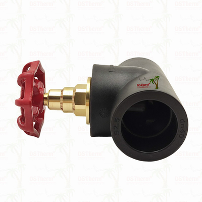 Black PPR Stop Valve Với Chrom Plated / Brass Color Cartridge ISO 15784 Chứng nhận Global Vlave 20-110mm