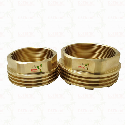 Ống lót ren trong và ngoài bằng đồng thau CW617N cho van, độ dẫn nhiệt cao hơn, chống ăn mòn