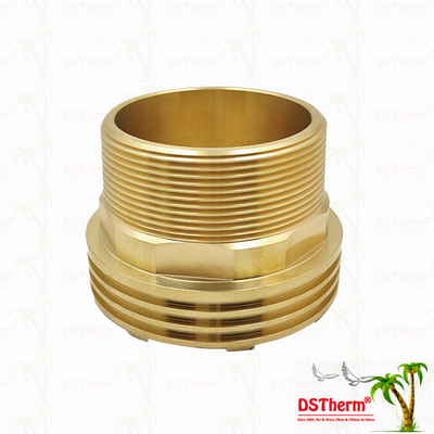 Ống lót ren trong và ngoài bằng đồng thau CW617N cho van, độ dẫn nhiệt cao hơn, chống ăn mòn
