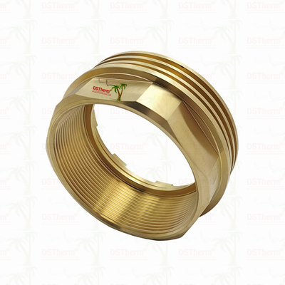 Ống lót ren trong và ngoài bằng đồng thau CW617N cho van, độ dẫn nhiệt cao hơn, chống ăn mòn