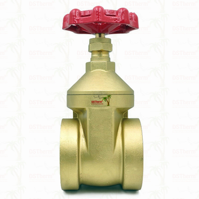 Van cổng đồng với tay cầm màu đỏ 2 1/2 "kích thước tùy chỉnh Capacity chịu áp suất cao
