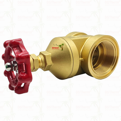 Van cổng đồng với tay cầm màu đỏ 2 1/2 "kích thước tùy chỉnh Capacity chịu áp suất cao