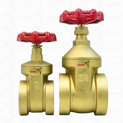 Van cổng đồng với tay cầm màu đỏ 2 1/2 "kích thước tùy chỉnh Capacity chịu áp suất cao