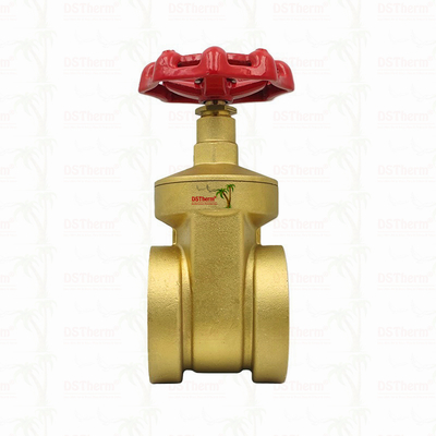 Van cổng đồng với tay cầm màu đỏ 2" Kích thước tùy chỉnh Capacity chịu áp suất cao