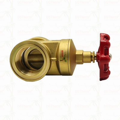 Van cổng đồng với tay cầm màu đỏ 2" Kích thước tùy chỉnh Capacity chịu áp suất cao