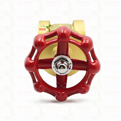 Van cổng đồng với tay cầm màu đỏ 2" Kích thước tùy chỉnh Capacity chịu áp suất cao