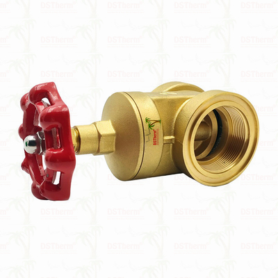 Van cổng đồng với tay cầm màu đỏ 2" Kích thước tùy chỉnh Capacity chịu áp suất cao