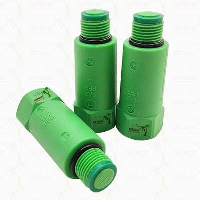 PPR Pipe Plug PPR Test Plug Long Plug Màu sắc tùy chỉnh / Logo 1/2" 3/4"