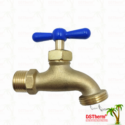 Vòi đồng thau Vòi nước đồng thau Van vòi nước bằng đồng thau Vật liệu tùy chỉnh 1/2" 3/4"