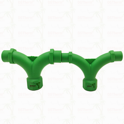 PPR loại Y Tee cho hệ thống đường ống S2.5 Độ bền cao Mô hình Nam Mỹ tùy chỉnh