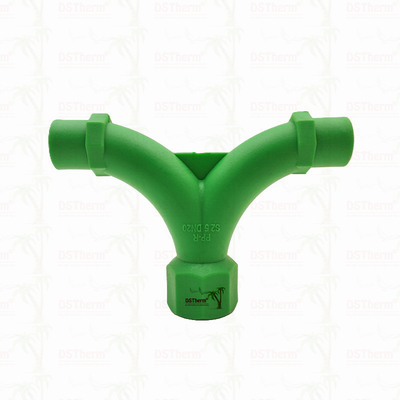 PPR loại Y Tee cho hệ thống đường ống S2.5 Độ bền cao Mô hình Nam Mỹ tùy chỉnh